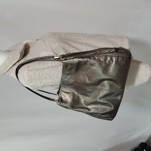 Rare Vintage Coach Iridescent Gold Brown Leather Hobo Bag NWOT